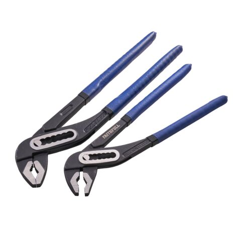 Faithfull Slip Joint Water Pump Pliers 250mm FAIPLWP10L and 300mm FAIPLWPTWIN
