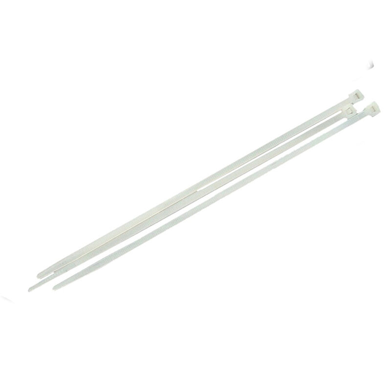 Cable Ties White 3.6 x 200mm (Pack 100) FAICT200W - Faithfull