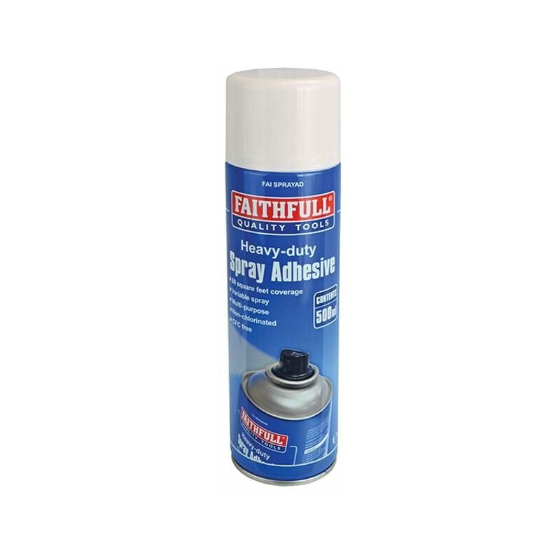 Faithfull - kgfaisprayad Spray Adhesive Non-Chlorinated 500ml faisprayad