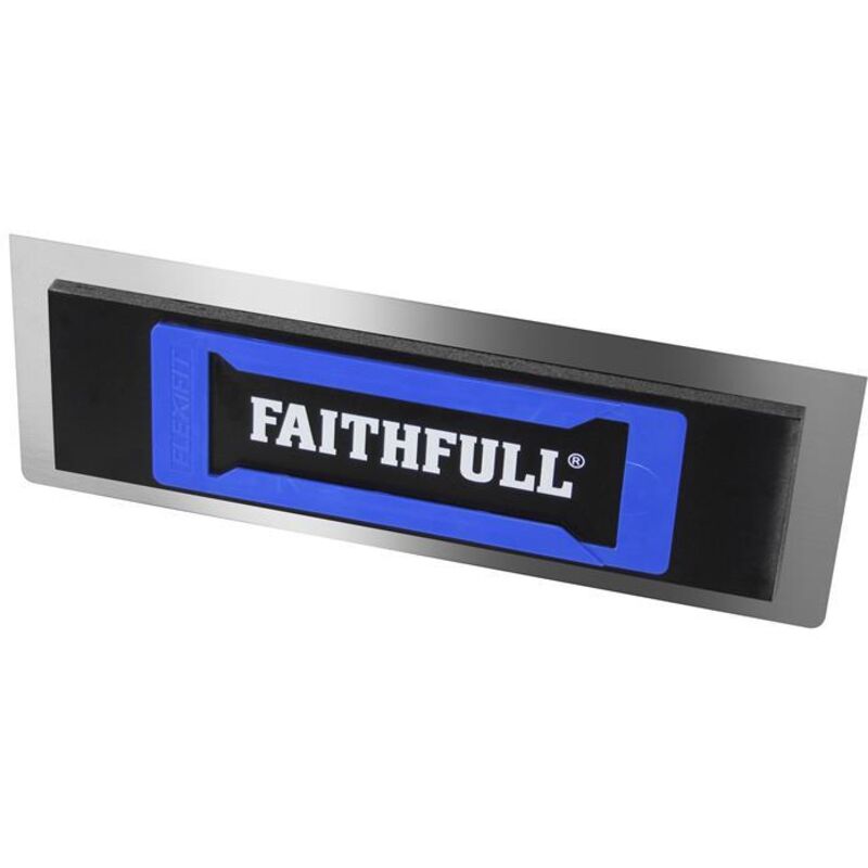 Stainless Steel Flexifit Trowel With Foam 16in - Faithfull