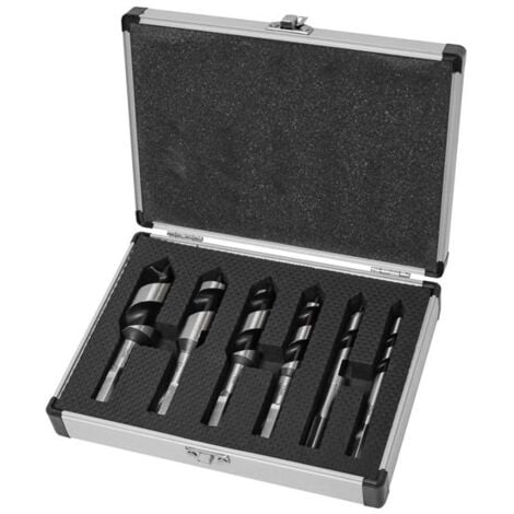 Faithfull Stubby Combination Wood Auger Bit Set, 6 Piece 10-25mm FAICASSET6