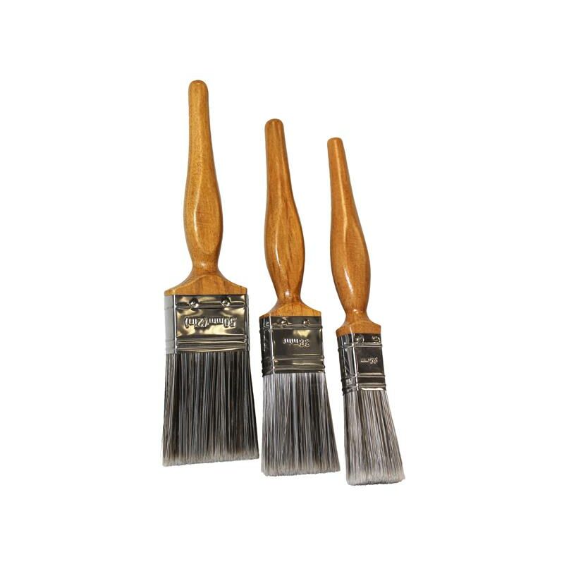 Faithfull - 75003003 Superflow Synthetic Paint Brush, 3 Piece Set FAIPBSYSET3