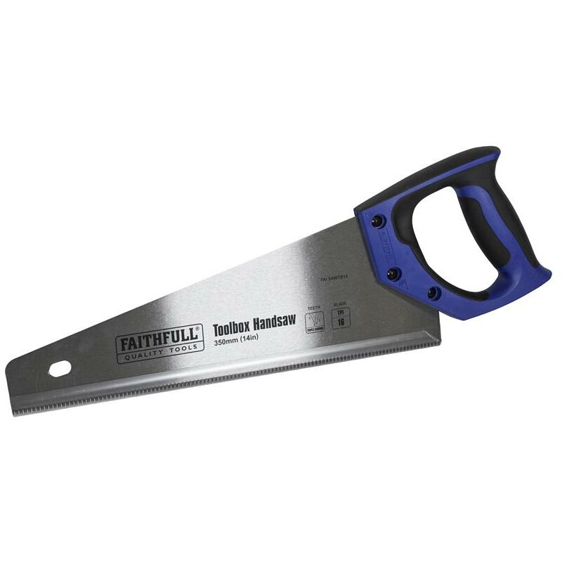 Image of Toolbox Hardpoint Handsaw 350mm (14in) 16 tpi - FAISAWTB14