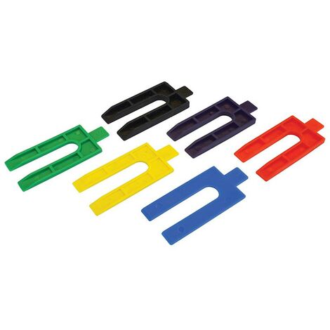Faithfull Tools FAIWEDGE100 Transparent Plastic Wedge Pack of 100