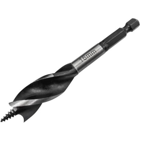 Faithfull Tri-Point Speed Auger Bit 16mm Stubby FAITPAS16