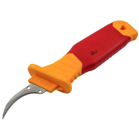 Faithfull VDE Stripping Knife Sickle Blade 205mm - Electrical Tool