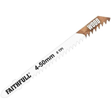 Faithfull Wood Jigsaw Blades Pack of 5 T111C FAIJBT111C