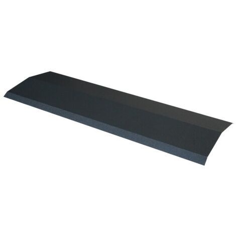 Faîtière 920 mm pour panneau tuile facile en acier galvanisé laqué mat