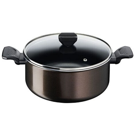 Faitout Ø24cm 4L7 Easy Cook Clean + couvercle - TEFAL