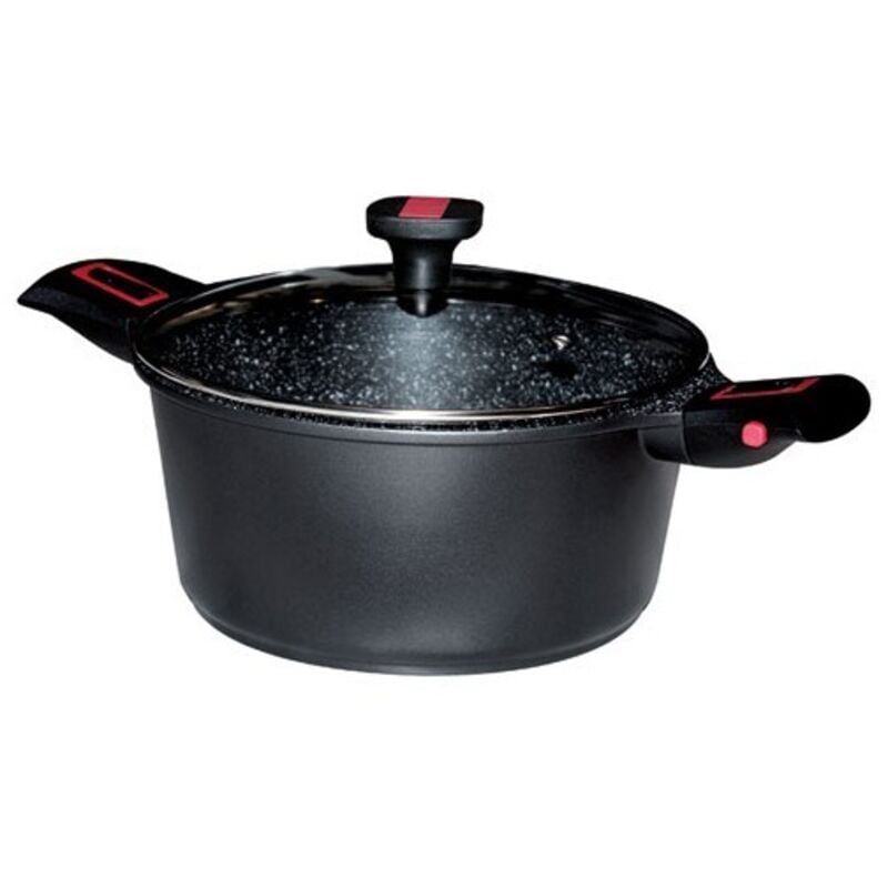 Baumalu - Faitout Granit pro avec poignées amovible 28 cm