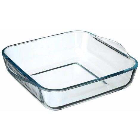 Faitout en céramique, 22 x 22 x 6 cm, verre