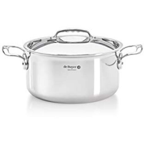 Faitout inox/alumunium 24cm - De Buyer - 3742.24