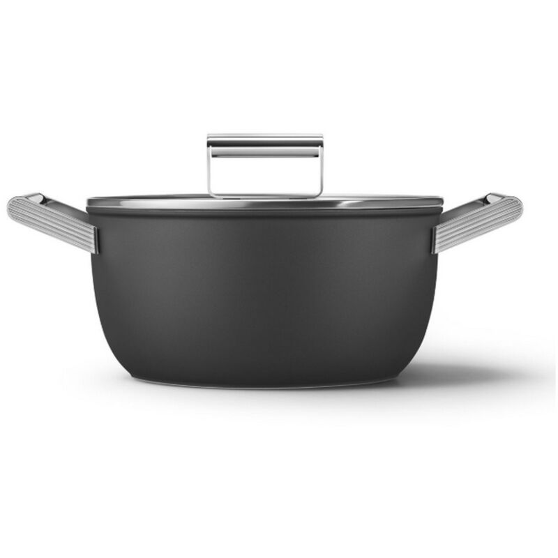 Faitout 24cm + couvercle CSF2412BLM SMEG - vue 2