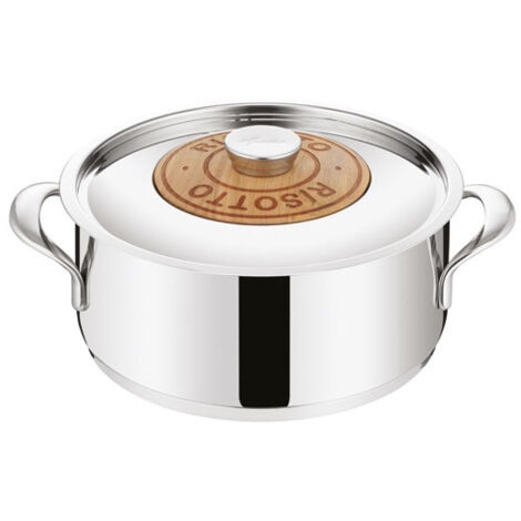 faitout risottiera 24 cm / 4.1 l - emozione - lagostina