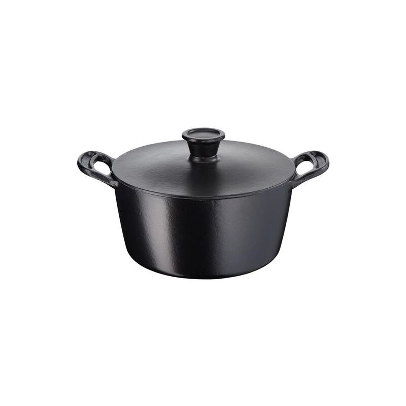 Tefal - Faitout Jamie Oliver Premium E2124655 Fonte d'acier et couvercle 24 cm