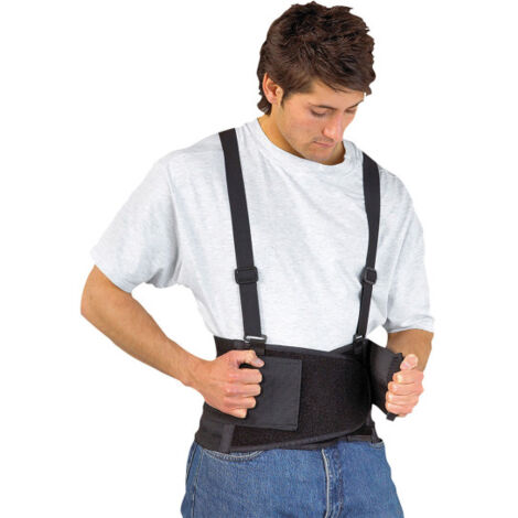 Faja de soporte para la espalda altas prestaciones PW80 S Negro