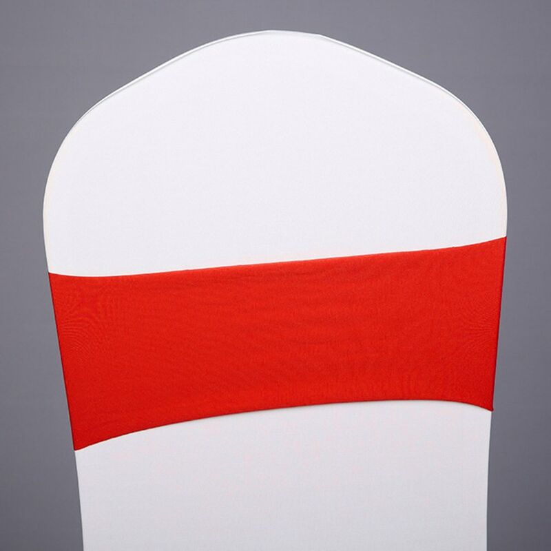 

Fajas de silla Arcos Elastic Spandex Silla Sash Cubre bandas para banquete de boda
