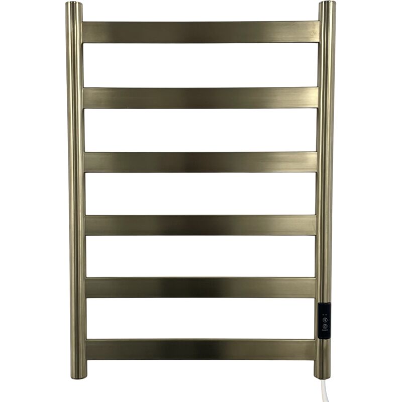 Image of FALA Electric Brushed Brass Towel Rail&hellip;