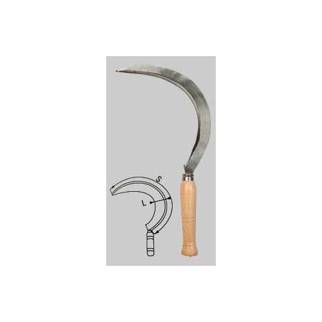 Falciola dentata falci classica   n  7/0 (s270/l22 mm)