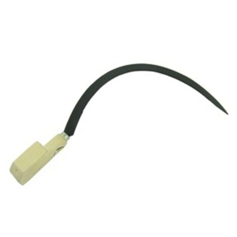 Falciola Forgiata Spagna 525 mm – Falcetto Professionale con Manico in Legno per Taglio Erba e Fieno