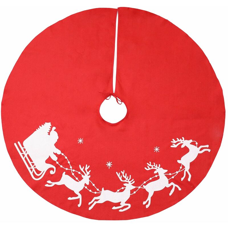 

Happyshopping - Falda de arbol de Navidad de 40 pulgadas Falda de arbol de Navidad reutilizable para decoraciones navidenas Feliz Dia de Accion de