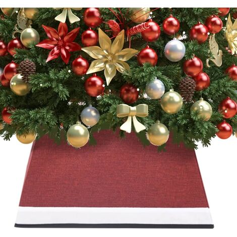 Arpillera y Cuadros Escoceses Tradicionales Falda para árbol de Navidad Recoge Las Agujas y la savia Clever Creations Motivo navideño 91,4 cm de diámetro