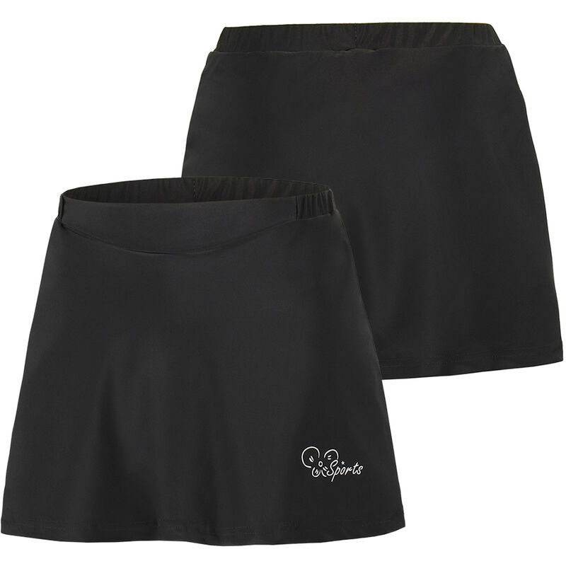 

Falda pantalon de ciclismo 2 en 1 para mujer con forro acolchado de gel Pantalones cortos para bicicleta Falda deportiva atletica de secado