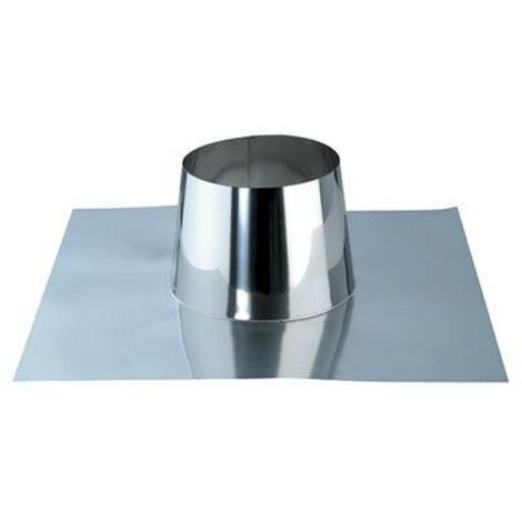 Faldale monoparete piatto, in acciaio inox  100 mm  100 mm
