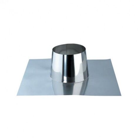 Faldale monoparete piatto in acciaio inox dm 100 mm