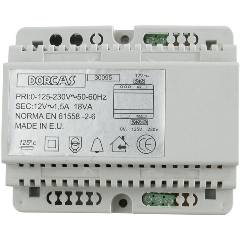 

F.Alimentacion Cierre Electrico 230V 12V Dc - Gris