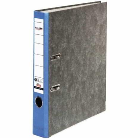 FALKEN Ordner Falken 50mm DIN A4 Werkstoff: Pappe Material der Kaschierung außen: PapierMaterial der Kaschierung innen: Papier blau