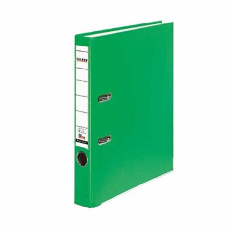 FALKEN Ordner Falken Color Vegan 50mm DIN A4 Werkstoff: Pappe Material derKaschierung außen: Polypropylen Material der Kaschierung innen: Papier hellgrün
