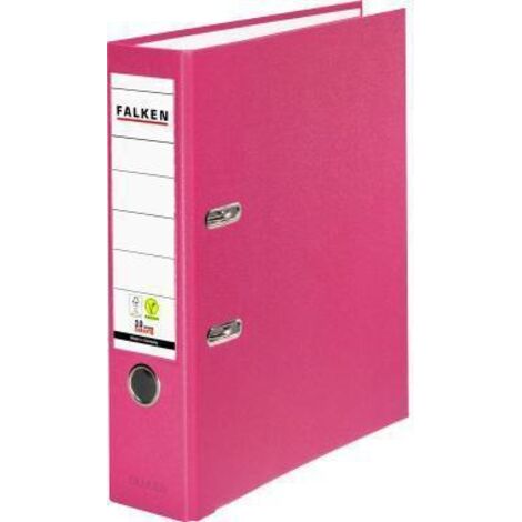 Falken Ordner S80 11286747 DIN A4 80mm PP pink