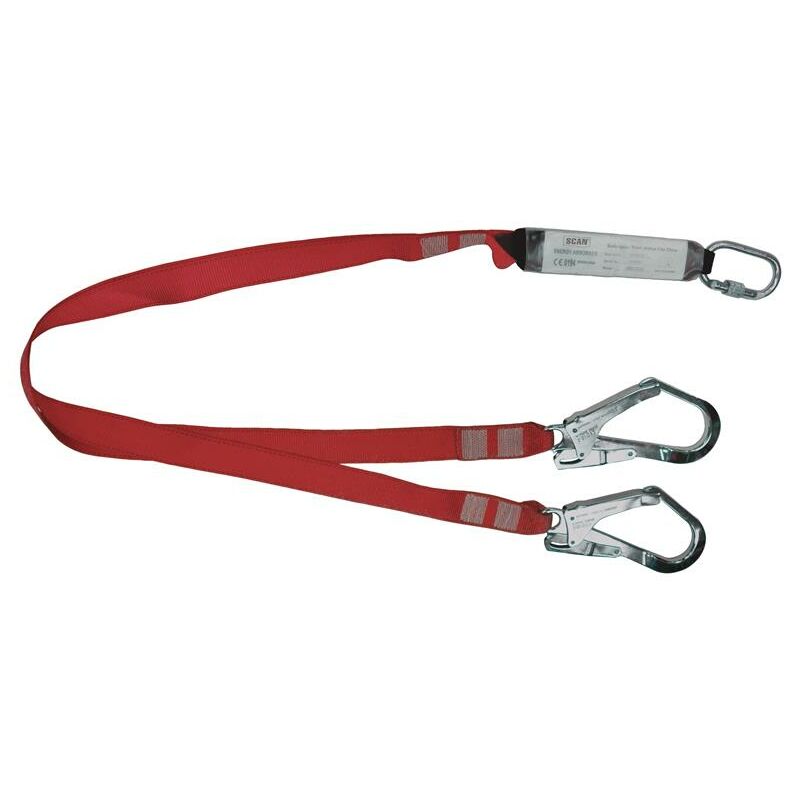 Scan - JE312205 Fall Arrest Twin Lanyard 1.8m scafalytwin