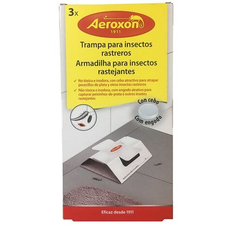 Falle fÐ©r kriechende Insekten mit attraktivem Gel aeroxon