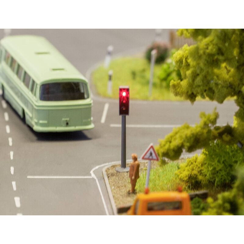 161841 2 LED-Ampeln Car System H0 Feux de signalisation électriques A742903 - Faller