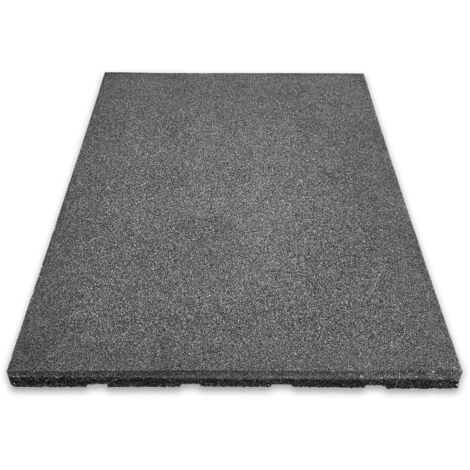 Fallschutzmatte Play Protect Grau Stärke: 25 mm 50 x 50 cm