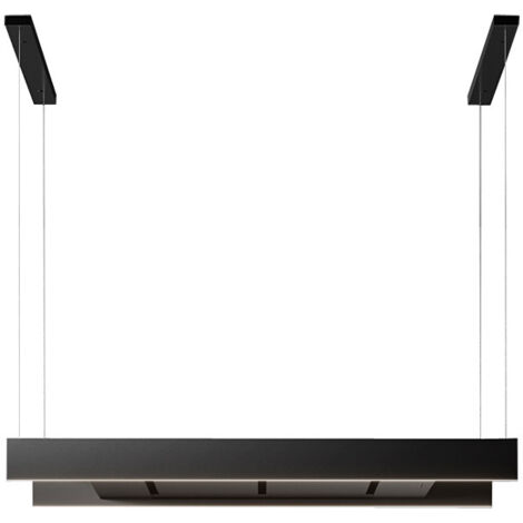 Falmec Light. Potenza massima di estrazione: 500 m³/h, Tipo di estrazione: Filtrante, Distanza minima dal piano cottura elettrico: 52 cm. Tipo: Sospeso, Colore del... - LIGHT120 - CLTI20.E0P2NRSN451F