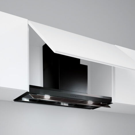 Falmec Virgola Black Evolution. Potenza massima di estrazione: 600 m³/h, Tipo di estrazione: Aspirante/Filtrante, Classe di efficienza dinamica de... - VIRGOLAEVOLUTION120BLACK - CVJN20.E17P2ZZZN460F