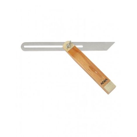 FALSA ESCUADRA. BASE DE MADERA CON DURALUMINIO 300MM - ACHA