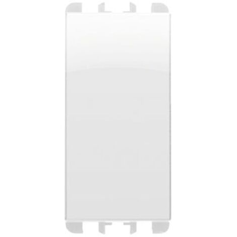 Falso modulo copriforo 1 modulo Urmet Simon Nea bianco ghiaccio 10350BG