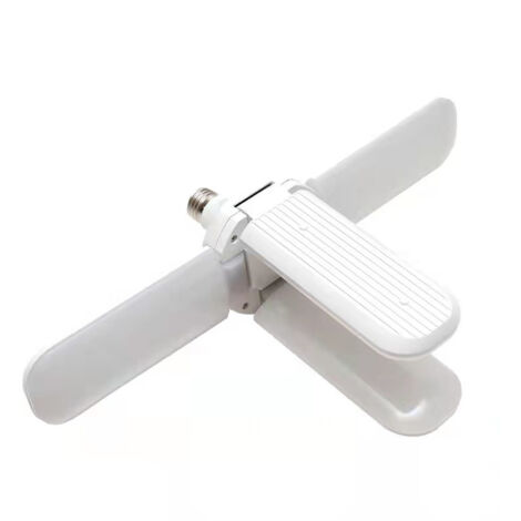 Faltbare 3-flammige LED-Lampe, hohe Helligkeit, korrosionsbeständig, optimale Wärmeableitung, faltbar, E27, 45 W
