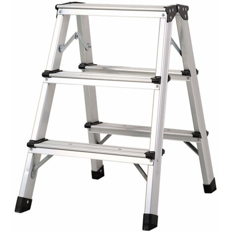 Faltbare Aluminium-Leiter mit 3 Stufen