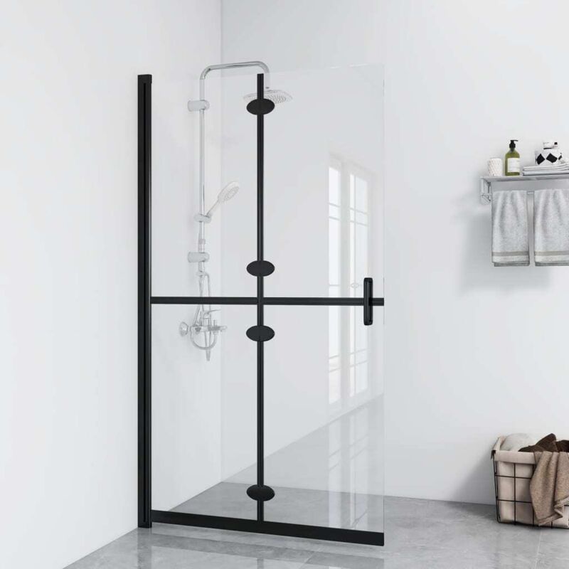 Vidaxl - Faltbare Begehbare Duschwand Transparentes Esg Glas 90x190 Cm
