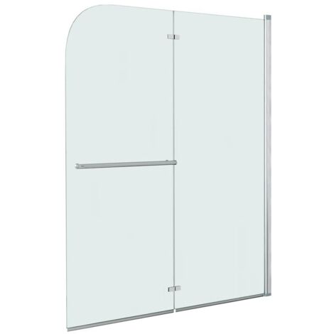 Faltbare Duschkabine 2 Paneele ESG 120 x 140 cm
