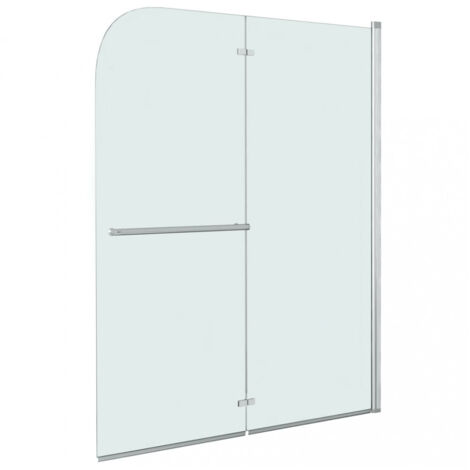 Faltbare Duschkabine 2 Paneele ESG 95x140 cm