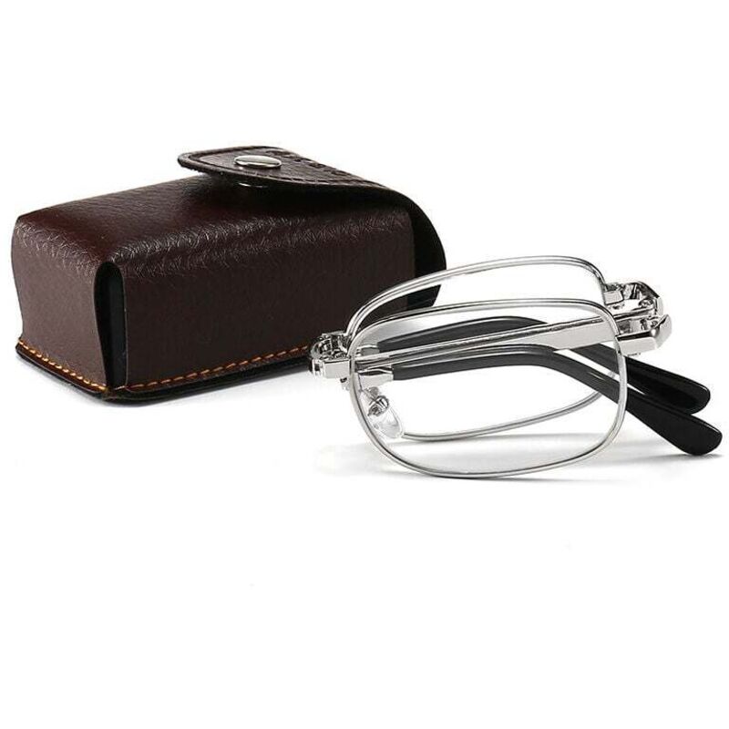 Image of Faltbare Lesebrille mit Etui, Force 3.0 Brille, silber