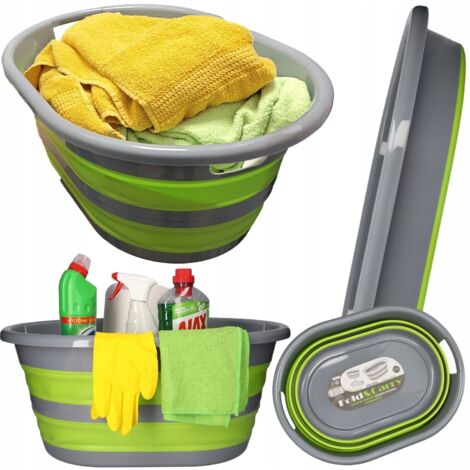 Faltbare Schüssel, Waschbecken, Silikonbadewanne, groß, KOMFORTABEL, Wäschekorb