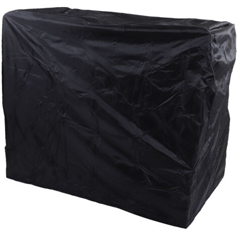 Faltbare und tragbare Grillabdeckung aus 210D Polyester, wasser- und staubdicht, mit Aufbewahrungstasche für den Einsatz im Freien.