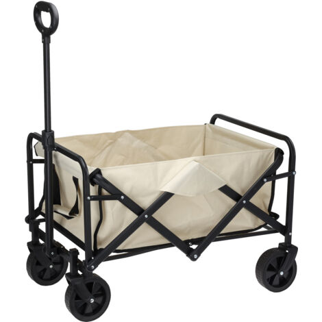 faltbarer Bollerwagen Beige-DLE9000010